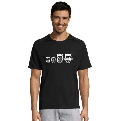 Eulen Familie Männer T-Shirt
