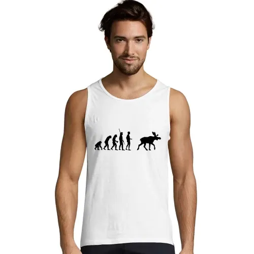 Evolution Elch Männer T-Shirt