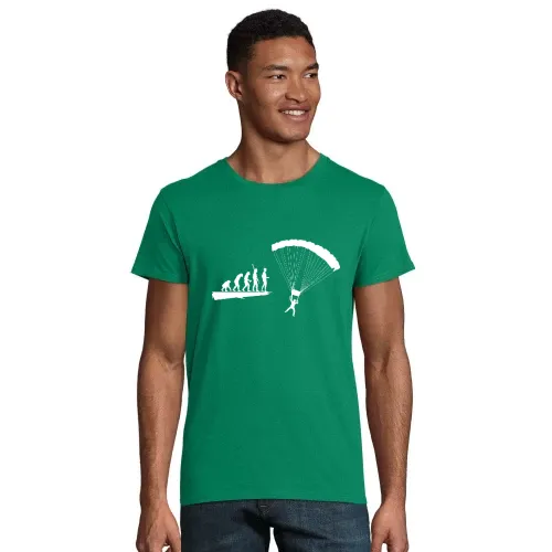 Evolution Fallschirmspringer Männer T-Shirt