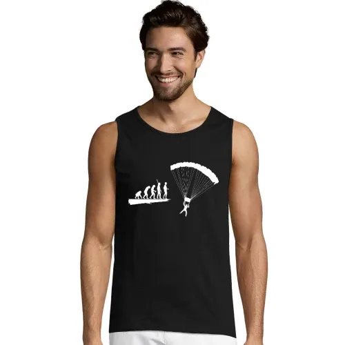 Evolution Fallschirmspringer Männer T-Shirt