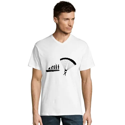 Evolution Fallschirmspringer Männer T-Shirt