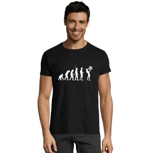 Evolution Fass Trinken Männer T-Shirt