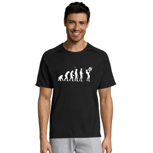 Evolution Fass Trinken Männer T-Shirt