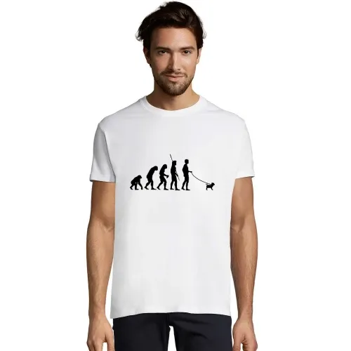 Evolution Hund Mops T-Shirt
