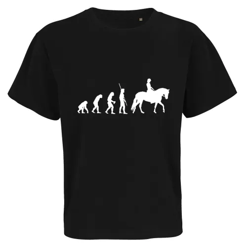 Evolution Pferd Frau Männer T-Shirt