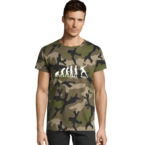 Evolution Usain Bolt Männer T-Shirt
