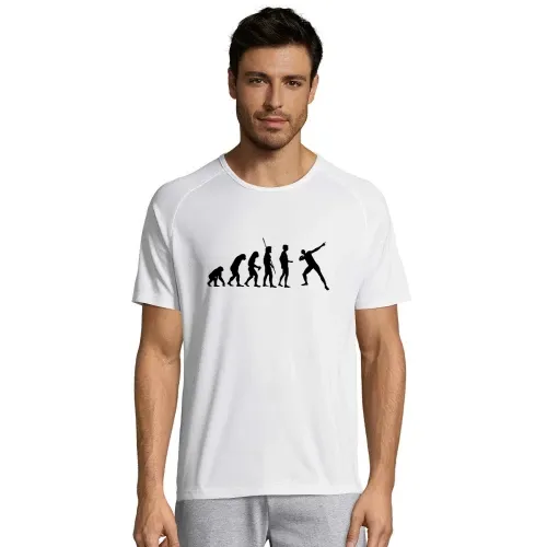 Evolution Usain Bolt Männer T-Shirt