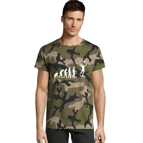 Evolution Volleyball T-Shirt Männer Camo