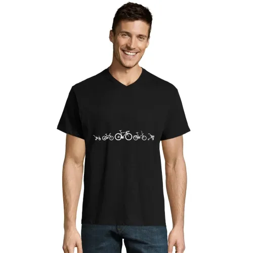 Fahrrad Evolution Rennrad Männer T-Shirt