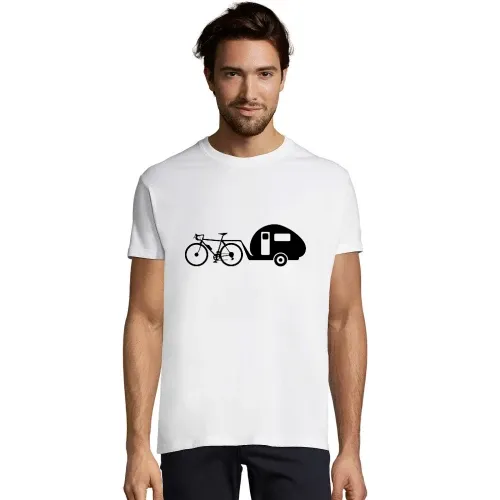 Fahrrad Wohnwagen Fahrradwohnwagen Radfahrer T-Shirt Männer Imperial