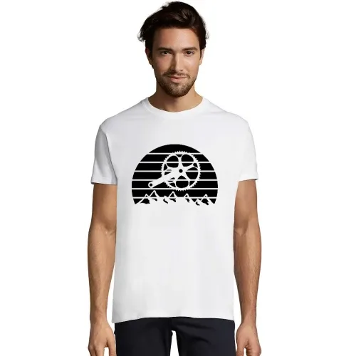 Fahrradteile Berglandschaft - T-Shirt Männer Imperial