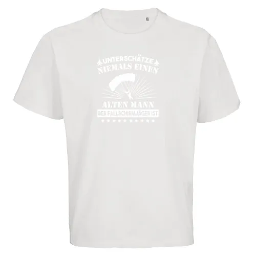 Fallschirmjäger Alter Mann Spruch Skydiver BW T-Shirt Männer Legacy