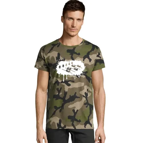 Farbklecks Mischpult Männer T-Shirt