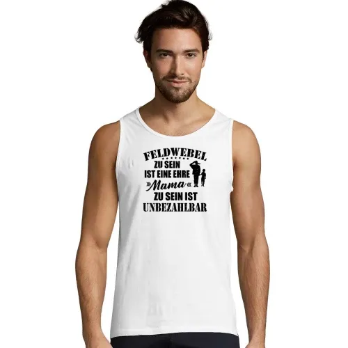 Feldwebel Mama Bundeswehr Unteroffizier Mutter BW Männer T-Shirt