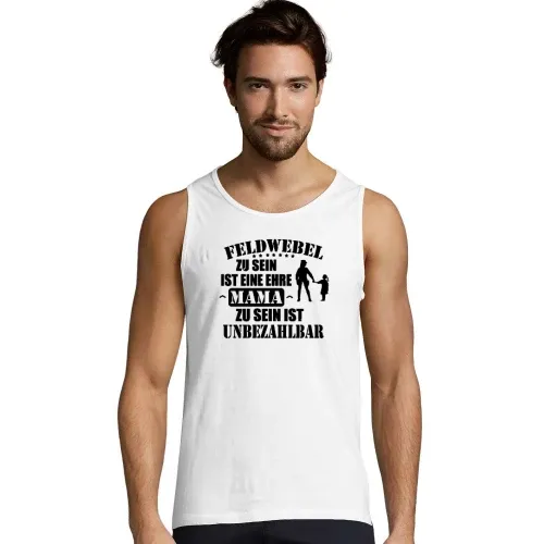Feldwebel Mama Unbezahlbar Soldatin Mutter Männer T-Shirt