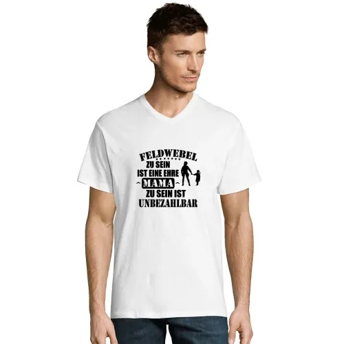Feldwebel Mama Unbezahlbar Soldatin Mutter Männer T-Shirt