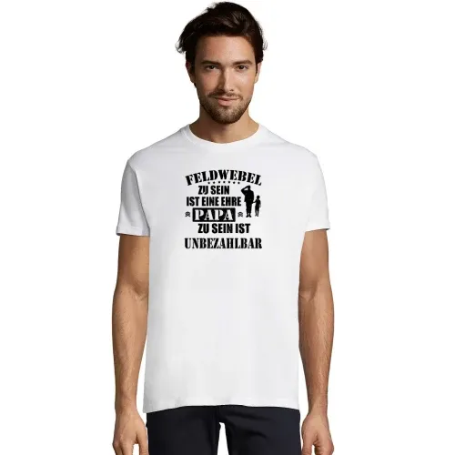 Feldwebel Papa Bundeswehr Unteroffizier Vater BW T-Shirt Männer Imperial