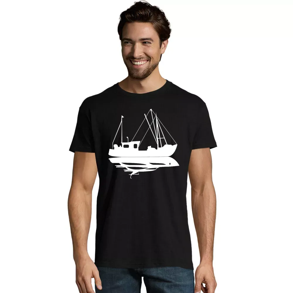 Fischkutter vs. Yacht T-Shirt