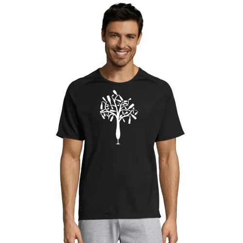 Flaschenbaum aus Sektglas Männer T-Shirt