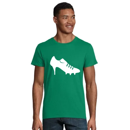 Frauen Fußballschuhe Männer T-Shirt