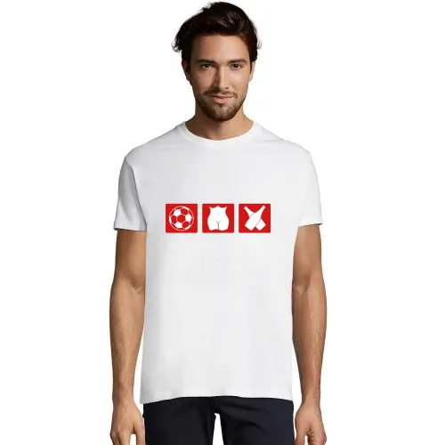 Fussball Ficken Alkohol T-Shirt