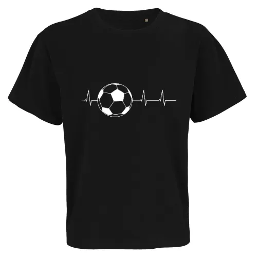 Fussball Herzschlag Männer T-Shirt