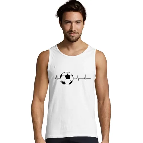 Fussball Herzschlag Männer T-Shirt