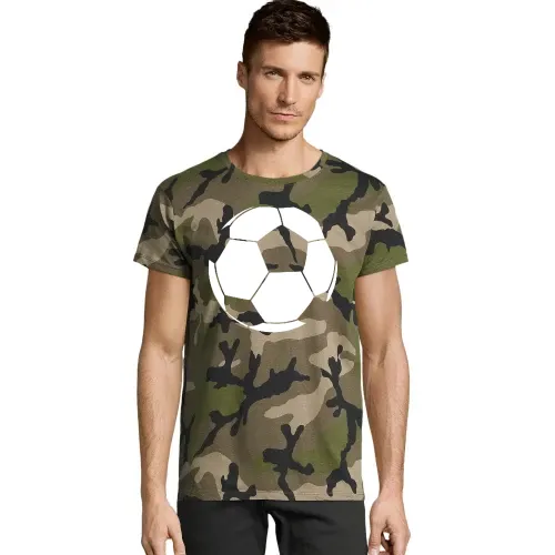 Fußballumriss Männer T-Shirt