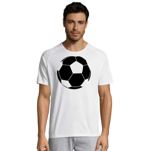 Fußballumriss Männer T-Shirt