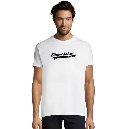 Gabelstapler Logo Gabelstaplerfahrer Staplerfahrer Männer T-Shirt Gabelstapler Logo Gabelstaplerfahrer Staplerfahrer T-Shirt