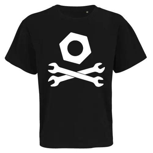 gekreuzte Maulschlüssel mit Mutter Männer T-Shirt