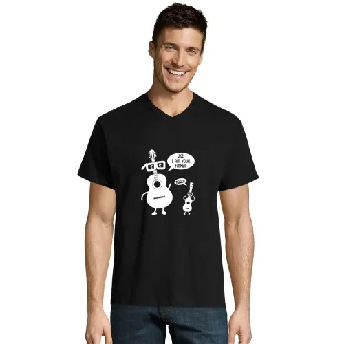 Gitarre Uke I Am Your Father Ukulele Geschenkidee T-Shirt Männer Victory