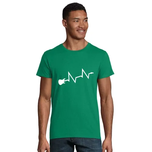 Gitarren Herzschlag Männer T-Shirt
