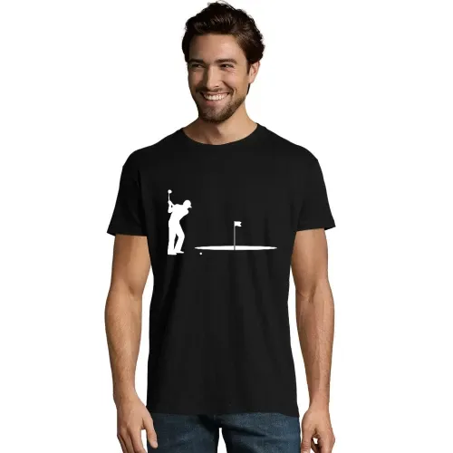 Golfspieler großen Loch T-Shirt