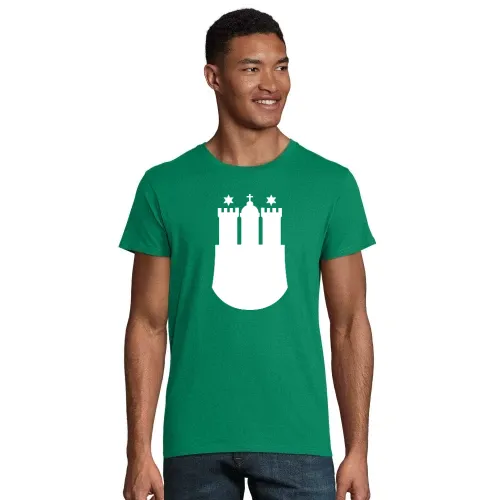 Hamburg Wappen Männer T-Shirt
