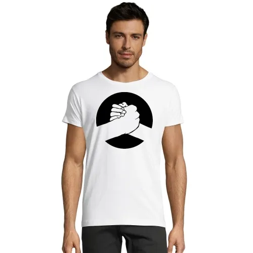 Handschlag Männer T-Shirt