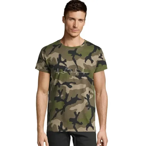 Herzschlag Biker Hochstarter Männer T-Shirt