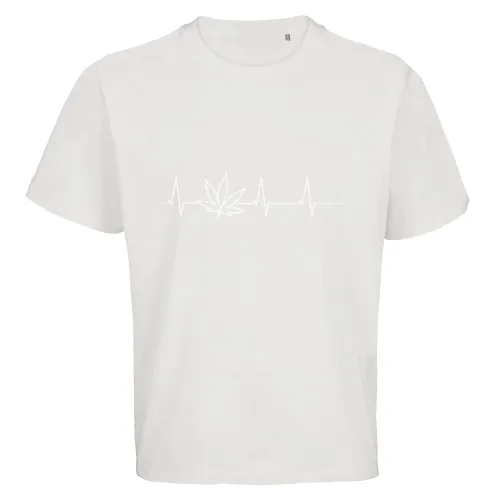 Herzschlag Cannabis Männer T-Shirt