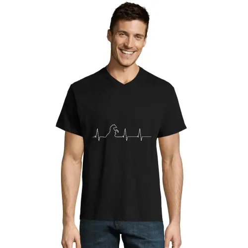Herzschlag Pferd Männer T-Shirt