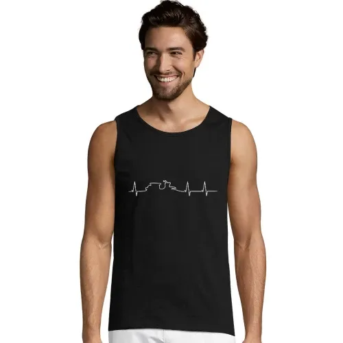 Herzschlag Simson Schwalbe Männer T-Shirt