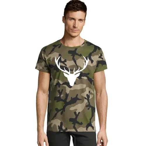 Hirschgeweih Männer T-Shirt