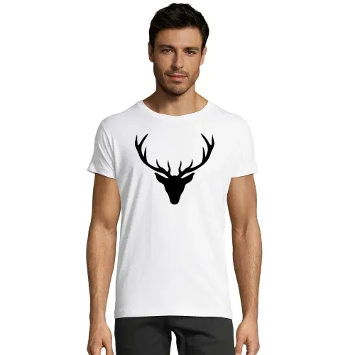 Hirschgeweih Männer T-Shirt