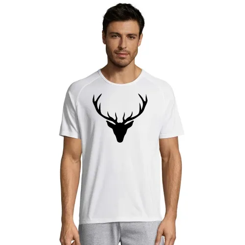 Hirschgeweih Männer T-Shirt