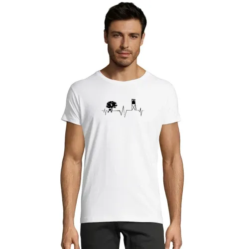 Hochsitz Jagen Herzschlag - Jäger Keiler T-Shirt Männer Imperial Fit