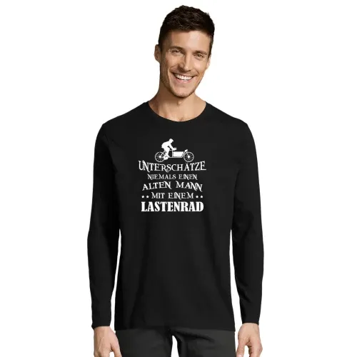 Hollandrad Lastenrad Alter Mann Spruch Cargo Bike Männer T-Shirt