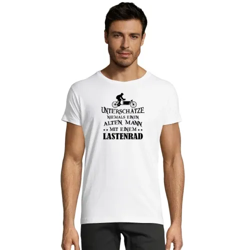 Hollandrad Lastenrad Alter Mann Spruch Cargo Bike Männer T-Shirt
