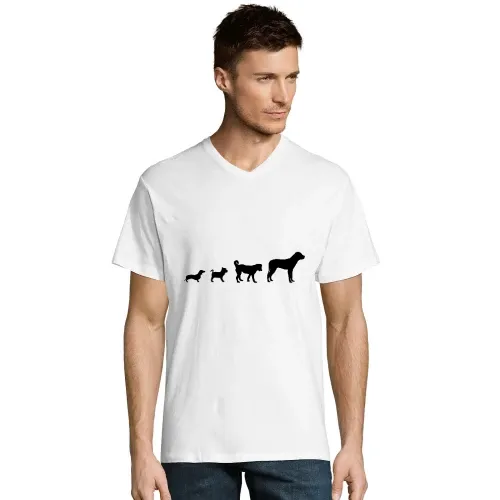Hunde Evolution T-Shirt Männer Victory