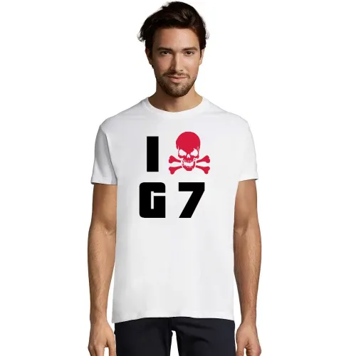 I hate G7 Skull T-Shirt