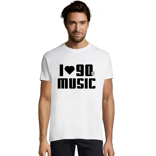 I Love 90s Music Männer T-Shirt I Love 90s Music T-Shirt