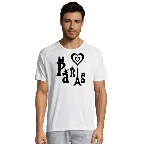 I Love Paris Männer T-Shirt